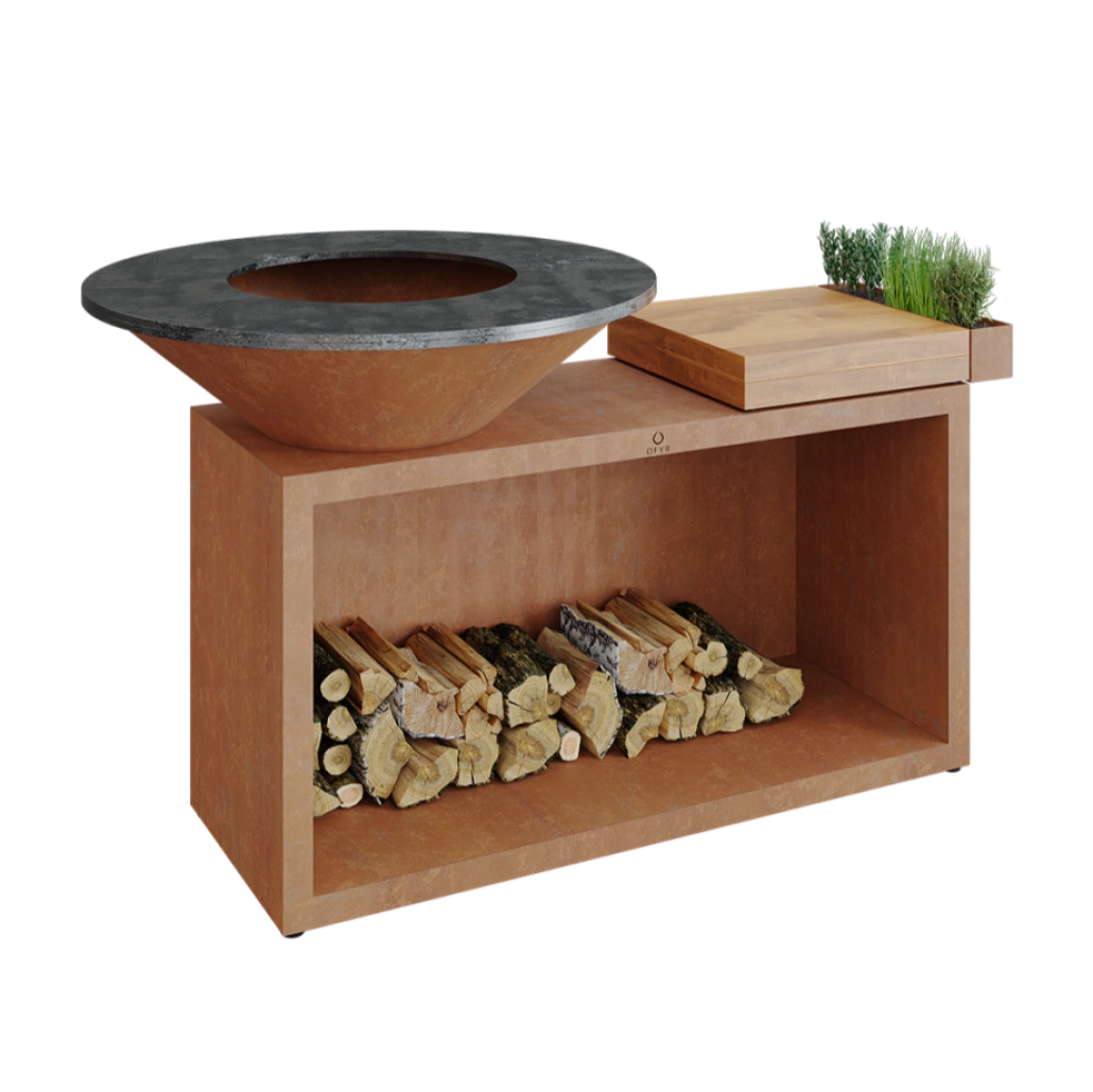 gratar-ofyr-corten-100-sd-cu-masa-de-lucru-oi-100-tw